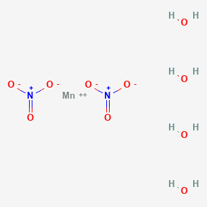molecular formula Mn(NO3)2·4H2O<br>H8MnN2O10 B1583092 硝酸锰四水合物 CAS No. 20694-39-7