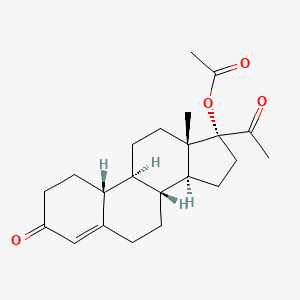 B1583101 17-Hydroxy-19-norpregn-4-ene-3,20-dione 17-acetate CAS No. 31981-44-9