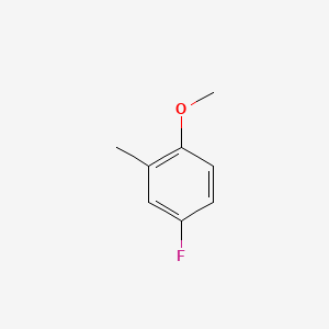 molecular formula C8H9FO B1583102 4-氟-2-甲基苯甲醚 CAS No. 399-54-2