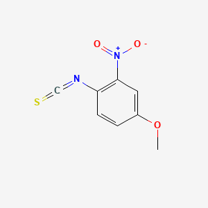 molecular formula C8H6N2O3S B1583105 4-甲氧基-2-硝基苯异硫氰酸酯 CAS No. 23165-60-8