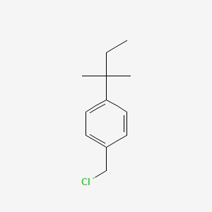 molecular formula C12H17Cl B1583107 alpha-Chloro-4-(tert-pentyl)toluene CAS No. 28162-11-0