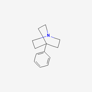 molecular formula C13H17N B1583112 4-苯基喹啉 CAS No. 51069-11-5