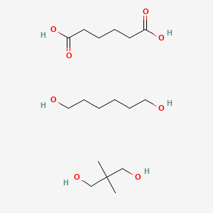 B1583132 Hexanedioic acid, polymer with 2,2-dimethyl-1,3-propanediol and 1,6-hexanediol CAS No. 25214-14-6