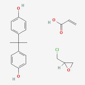 molecular formula C21H25ClO5 B1583137 环氧树脂 CAS No. 55818-57-0