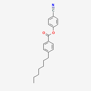molecular formula C21H23NO2 B1583138 4-氰基苯基 4-庚基苯甲酸酯 CAS No. 38690-76-5