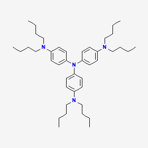 B1583142 N1,N1-Dibutyl-N4,N4-bis(4-(dibutylamino)phenyl)benzene-1,4-diamine CAS No. 47862-55-5