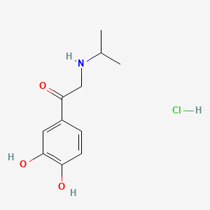 B1583161 1-(3,4-Dihydroxyphenyl)-2-[(1-methylethyl)amino] hydrochloride CAS No. 16899-81-3