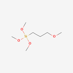molecular formula C7H18O4Si B1583166 三甲氧基(3-甲氧基丙基)硅烷 CAS No. 33580-59-5