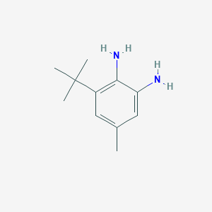 molecular formula C11H18N2 B158318 3-tert-Butyl-5-methylbenzene-1,2-diamine CAS No. 133639-31-3
