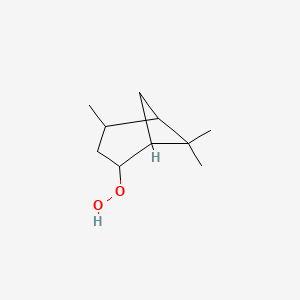 molecular formula C10H18O2 B1583183 氢过氧化物，2,6,6-三甲基双环（3.1.1）庚-2-基 CAS No. 28324-52-9