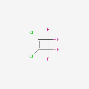 molecular formula C4Cl2F4 B1583189 1,2-ジクロロテトラフルオロシクロブテン-1 CAS No. 377-93-5