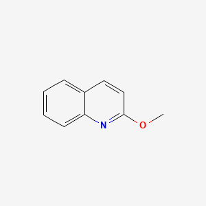 molecular formula C10H9NO B1583196 2-Methoxyquinoline CAS No. 6931-16-4