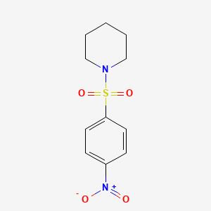 molecular formula C11H14N2O4S B1583225 1-[(4-硝基苯基)磺酰基]哌啶 CAS No. 64268-93-5