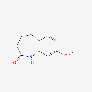 molecular formula C11H13NO2 B1583230 8-甲氧基-4,5-二氢-1H-苯并[b]氮杂卓-2(3H)-酮 CAS No. 22246-83-9