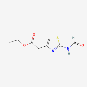 B1583232 Ethyl 2-formamidothiazol-4-acetate CAS No. 64987-05-9