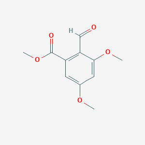 molecular formula C11H12O5 B1583233 2-甲酰-3,5-二甲氧基苯甲酸甲酯 CAS No. 52344-93-1