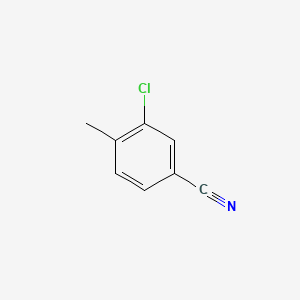 molecular formula C8H6ClN B1583252 3-氯-4-甲基苯甲腈 CAS No. 21423-81-4
