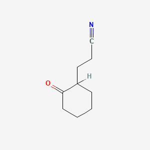 B1583272 3-(2-Oxocyclohexyl)propanenitrile CAS No. 4594-78-9