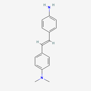 molecular formula C16H18N2 B1583281 4-氨基-4'-(N,N-二甲氨基)芪 CAS No. 22525-43-5