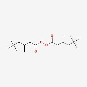 molecular formula C18H34O4 B1583301 3,5,5-三甲基己酰过氧化物 CAS No. 3851-87-4