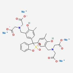 molecular formula C31H28N2Na4O13S B1583305 四钠基二甲酚橙 CAS No. 3618-43-7