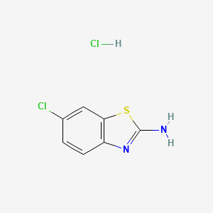 B1583317 2-Benzothiazolamine, 6-chloro-, monohydrochloride CAS No. 61827-71-2