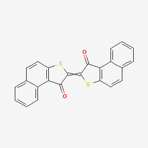 B1583349 2-(1-Oxobenzo[e][1]benzothiol-2-ylidene)benzo[e][1]benzothiol-1-one CAS No. 3989-75-1