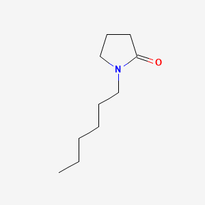 molecular formula C10H19NO B1583358 N-己基-2-吡咯烷酮 CAS No. 4838-65-7