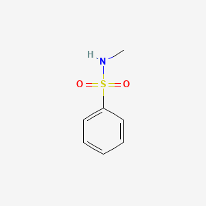 molecular formula C7H9NO2S B1583361 N-甲基苯磺酰胺 CAS No. 5183-78-8