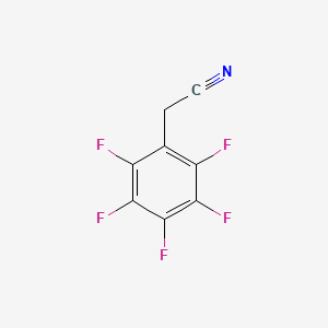 molecular formula C8H2F5N B1583369 五氟苯乙腈 CAS No. 653-30-5