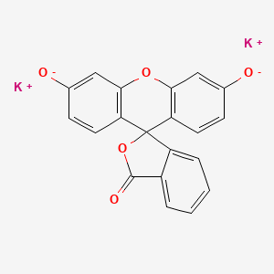 molecular formula C20H10K2O5 B1583375 螺[异苯并呋喃-1(3H)，9'-[9H]呫吨]-3-酮，3',6'-二羟基-，二钾盐 CAS No. 6417-85-2