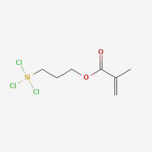 molecular formula C7H11Cl3O2Si B1583383 3-(三氯甲硅烷基)丙烯酸甲酯 CAS No. 7351-61-3