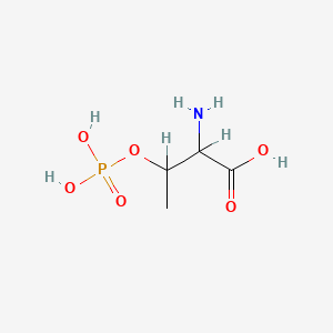 molecular formula C4H10NO6P B1583387 O-磷酸-DL-苏氨酸 CAS No. 27530-80-9