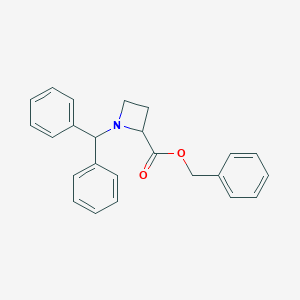molecular formula C24H23NO2 B015834 Benzyl 1-benzhydryl-2-azetidinecarboxylate CAS No. 22742-42-3