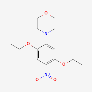 molecular formula C14H20N2O5 B1583407 4-(2,5-二乙氧基-4-硝基苯基)吗啉 CAS No. 86-16-8