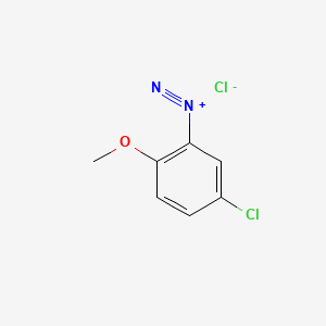 B1583411 5-Chloro-2-methoxybenzenediazonium chloride CAS No. 93-34-5