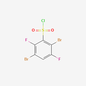 2,5-Dibromo-3,6-difluorobenzenesulfonyl chloride