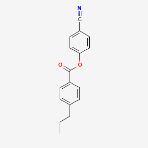 molecular formula C17H15NO2 B1583461 4-氰基苯甲酸4-丙酯 CAS No. 56131-49-8