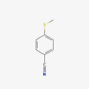 molecular formula C8H7NS B1583463 4-(甲硫基)苯甲腈 CAS No. 21382-98-9