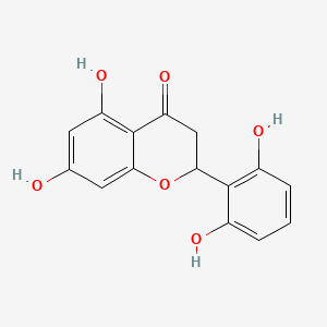 molecular formula C15H12O6 B1583472 2',5,6',7-Tetrahydroxyflavanone CAS No. 80604-16-6