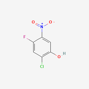 molecular formula C6H3ClFNO3 B1583476 2-氯-4-氟-5-硝基苯酚 CAS No. 84478-75-1