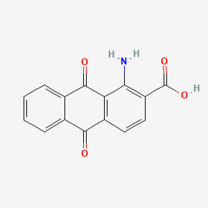 molecular formula C15H9NO4 B1583480 1-氨基蒽醌-2-羧酸 CAS No. 82-24-6
