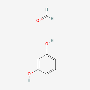 molecular formula C7H8O3 B1583485 Formaldehyde, polymer with 1,3-benzenediol CAS No. 24969-11-7