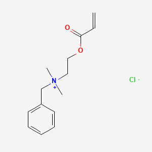 molecular formula C14H20ClNO2 B1583487 Dimethylaminoethyl acrylate benzyl chloride CAS No. 46830-22-2
