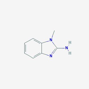 molecular formula C8H9N3 B158349 2-氨基-1-甲基苯并咪唑 CAS No. 1622-57-7