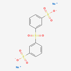 B1583490 Benzenesulfonic acid, 3,3'-sulfonylbis-, sodium salt (1:2) CAS No. 39616-93-8