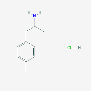 molecular formula C10H16ClN B158351 dl-1-(4-Tolyl)-2-aminopropane hydrochloride CAS No. 41632-56-8