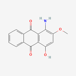 B1583526 9,10-Anthracenedione, 1-amino-4-hydroxy-2-methoxy- CAS No. 2379-90-0