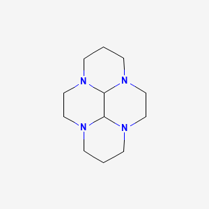 molecular formula C12H22N4 B1583562 cis-Decahydro-1H,6H-3a,5a,8a,10a-tetraazapyrene CAS No. 74199-16-9