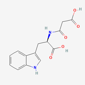 molecular formula C14H14N2O5 B1583564 N(2)-malonyl-D-tryptophan CAS No. 3184-74-5